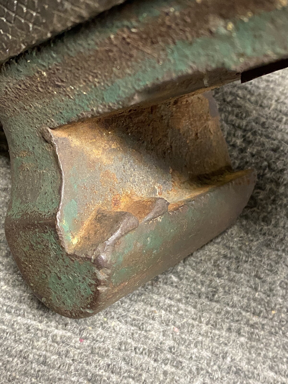 Vintage Adams Diamond Vise Anvil Pat Jan 15, 1895 With Original Paint USA