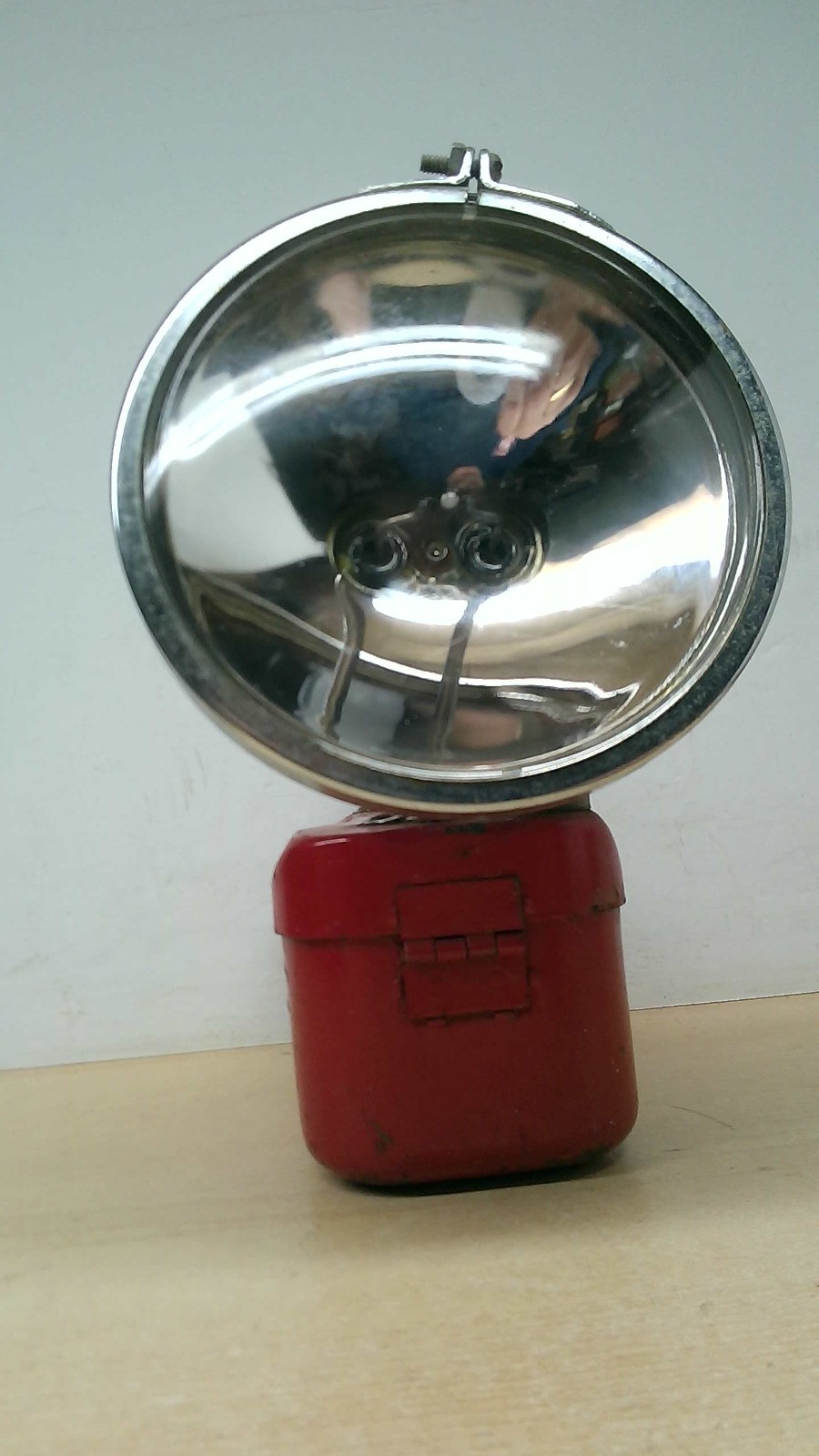 Vintage Teledyne Big Beam Model 166 Flashlight Lantern 6V – Metal Case