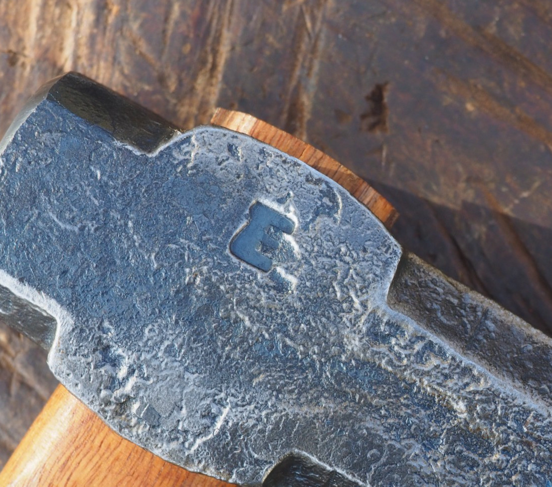 AUSTRALIAN 3.6LB DOG HEAD “JASON ELLARD” BLACKSMITH HAMMER ANVIL KNIFE BLADE SAW