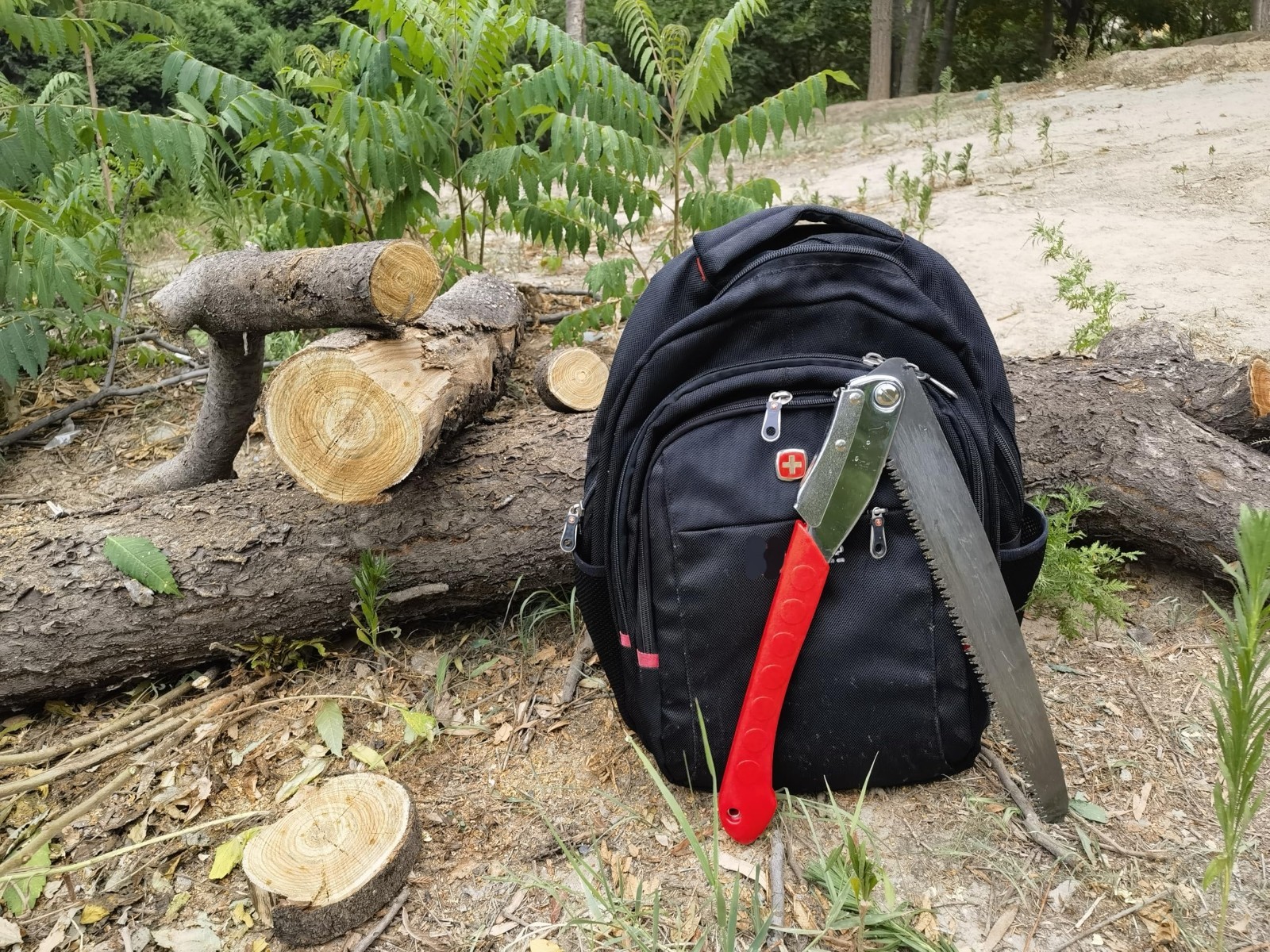 14″ Folding Saw SK5 Steel Large Hand Saw For Camping Pruning Tree Trimming Red