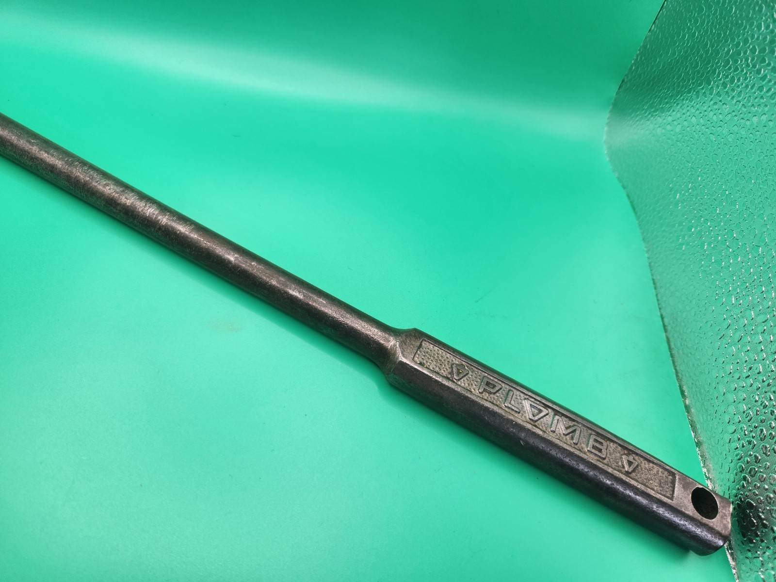 Vintage Plomb 5468 1/2” Breaker Bar Flex Head Pebble Finish Round Handle USA SEE