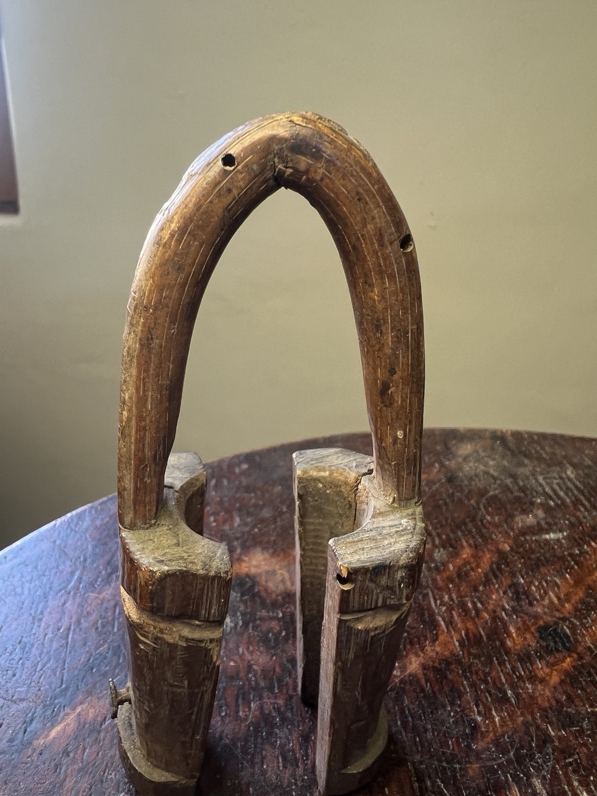 Early American chairmaker’s or basketmaker’s spring clamp