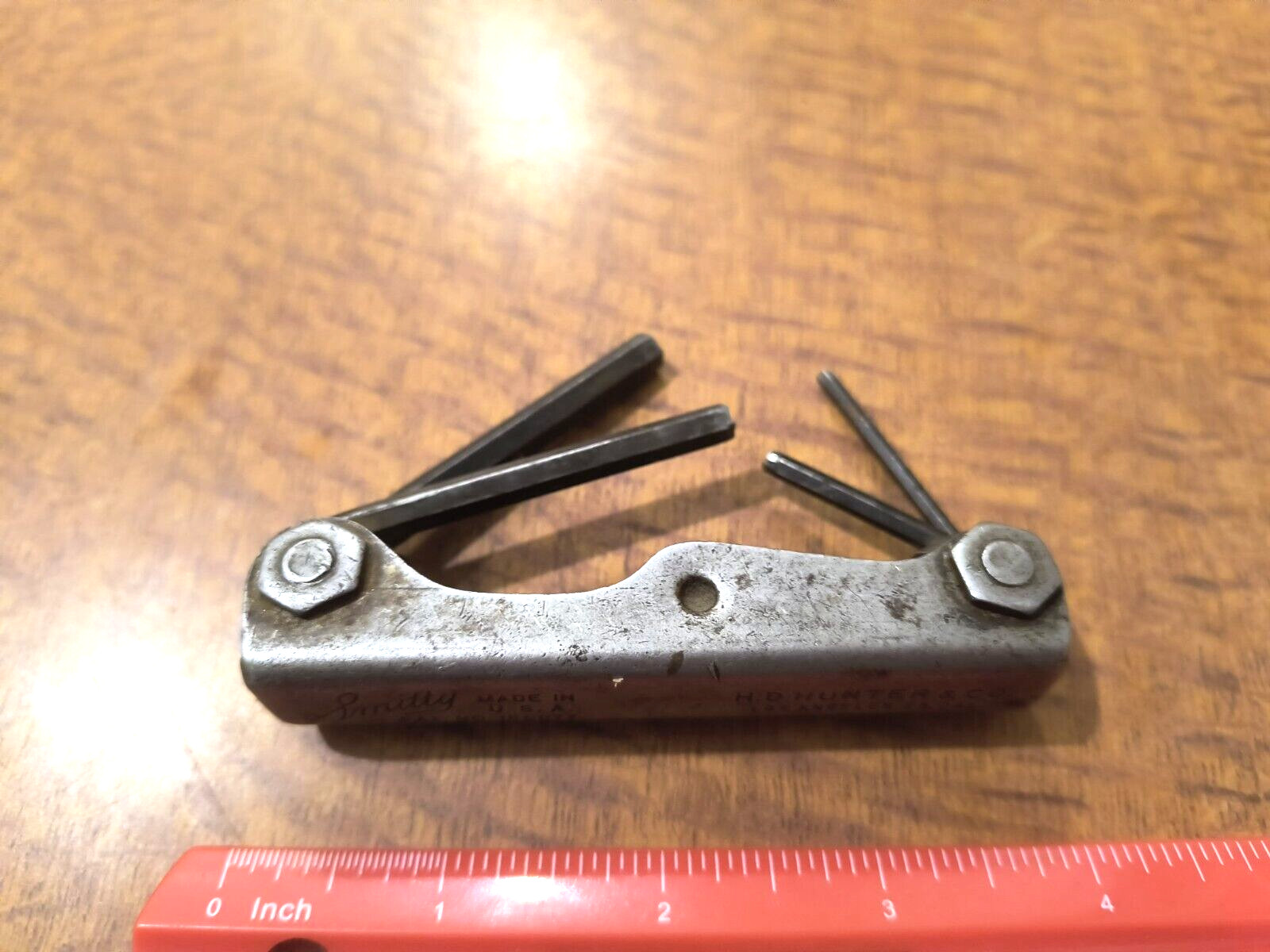 SMITTY Folding Hex Wrench Set, H.D. HUNTER & Co., Los Angeles, USA