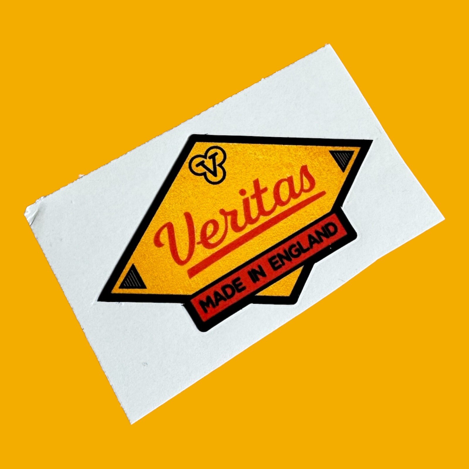 Veritas Vintage Vinyl Sticker Brass Paraffin Blow Lamp Torch Tool Decal Paraffin