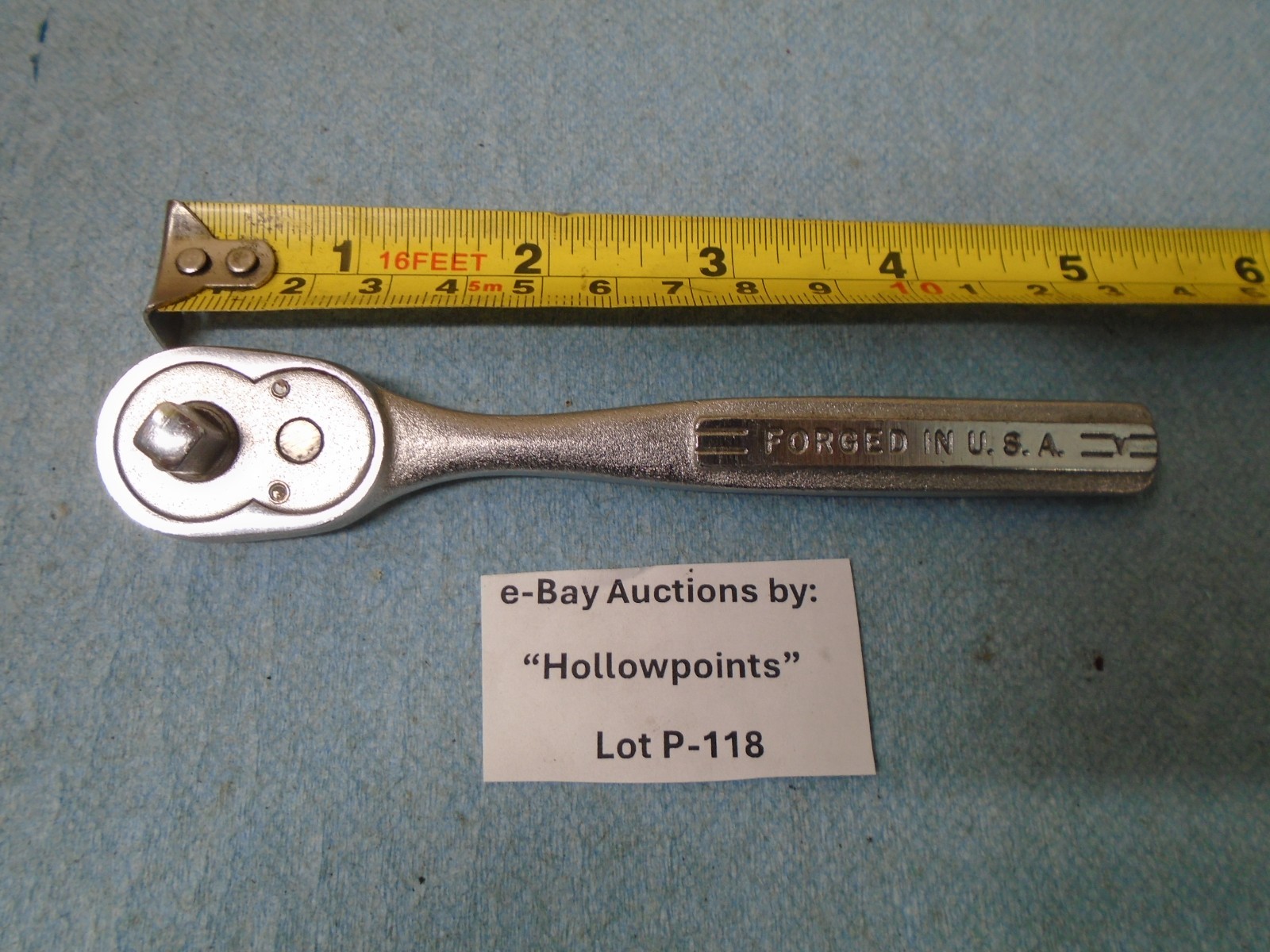 Craftsman vintage V Code Oil Ball Head Ratchet 1/4″ Drive COLLECTOR QUALITY P118