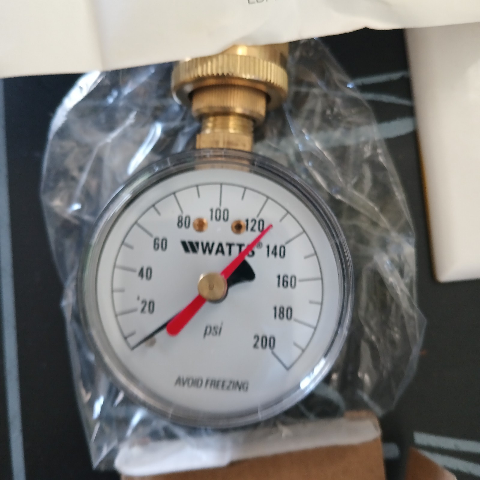 Watts Regulator Water Pressure Test Gauge 3/4 I’m