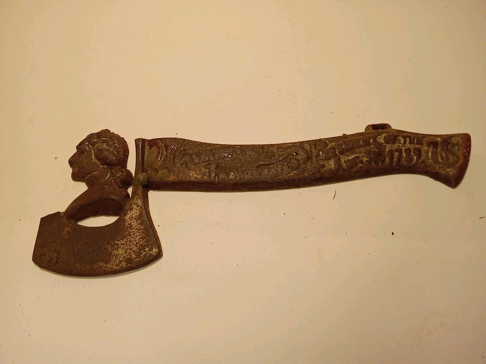 George Washington 1st President Inauguration Decorative Hatchet Vintage Cast