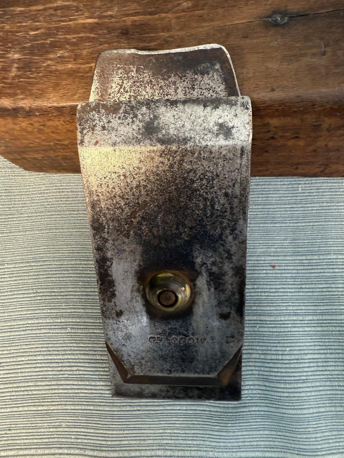 Antique A Mathieson & Son Glasgow 22″ Wood Plane Early 1800s Scotland