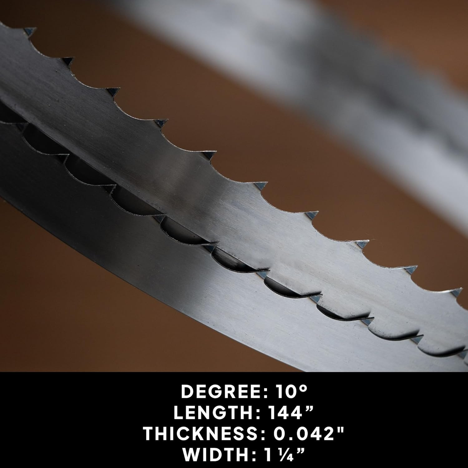 5 Pack 144″ Sawmill Bandsaw Blades 10° DoubleHard Alloy Steel Portable Mill
