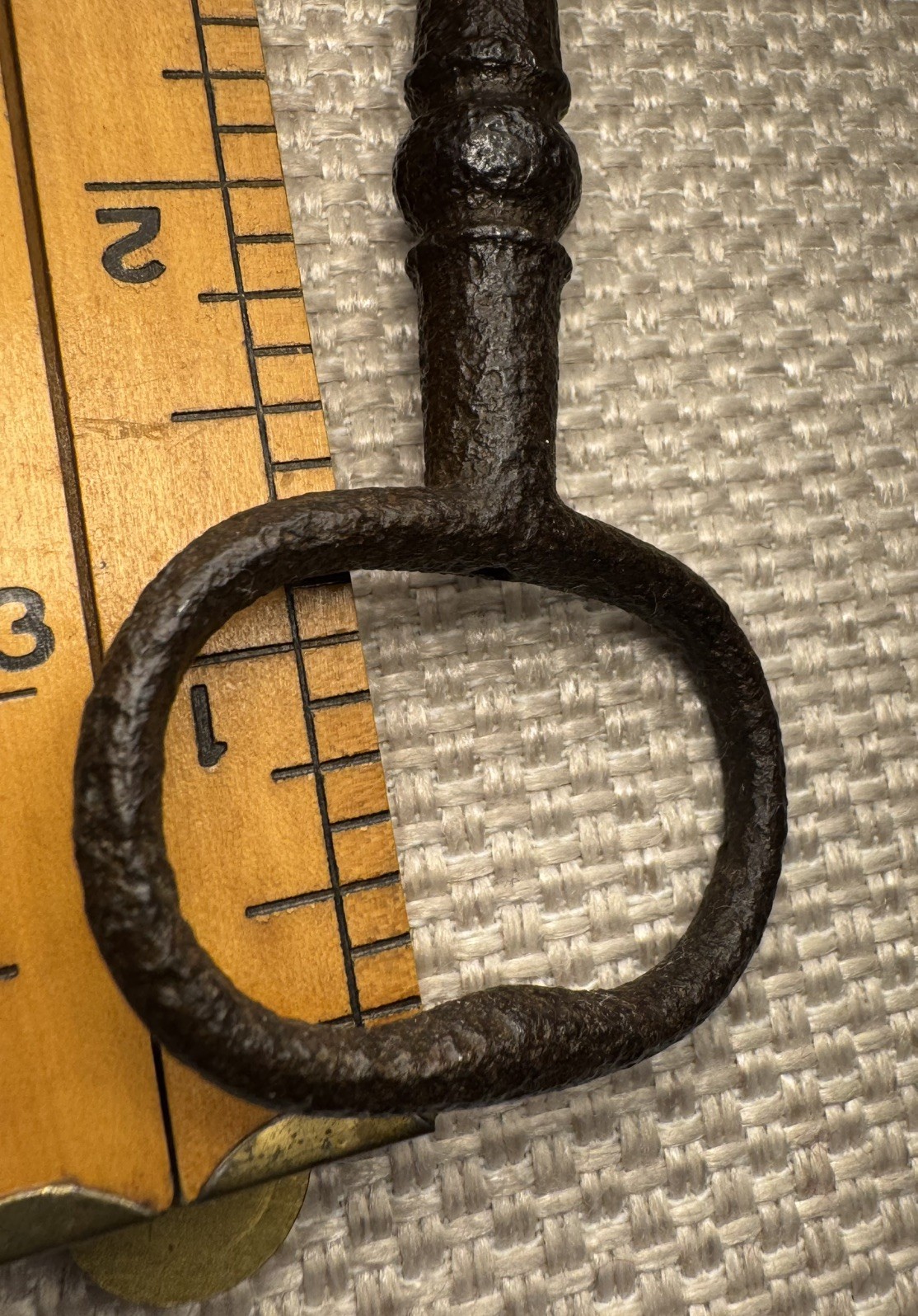 🌿 🗝️Antique Skeleton Key Solid Barrel Key authentic Antique Key!