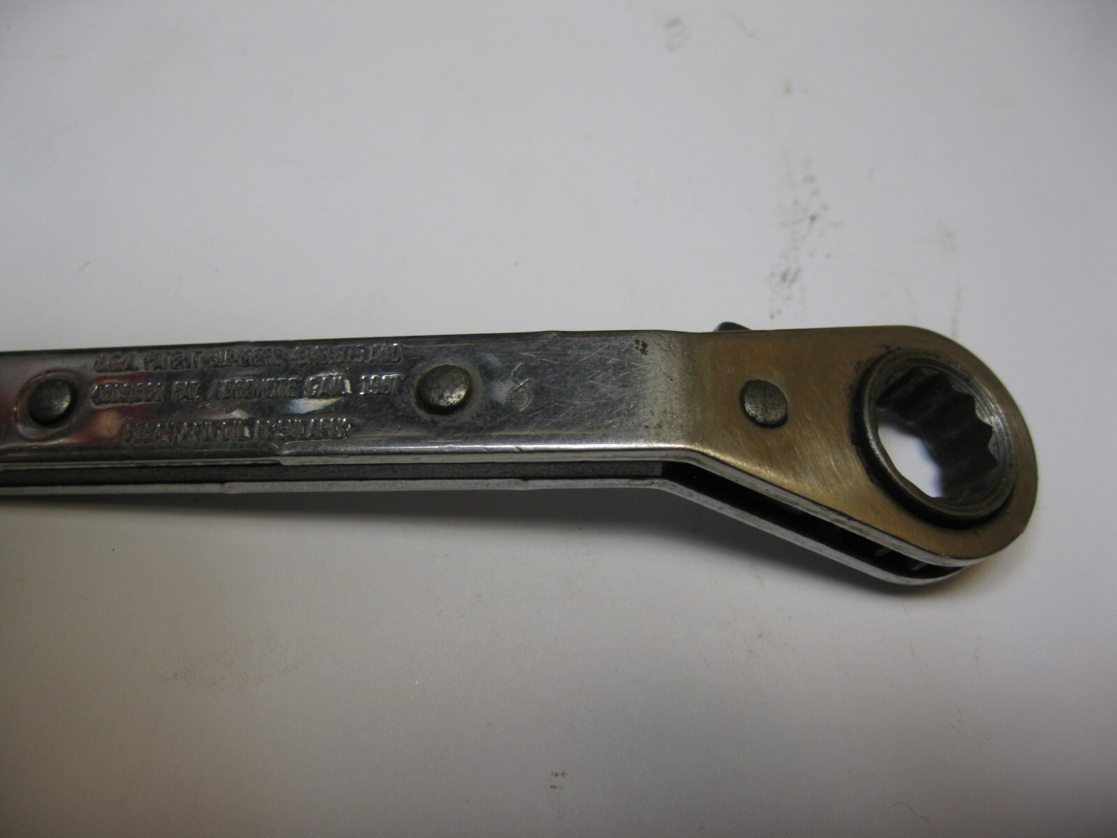 Blue Point tools 3/8″ X 7/16″ Standard 25° Offset Ratcheting Box Wrench RYA1214
