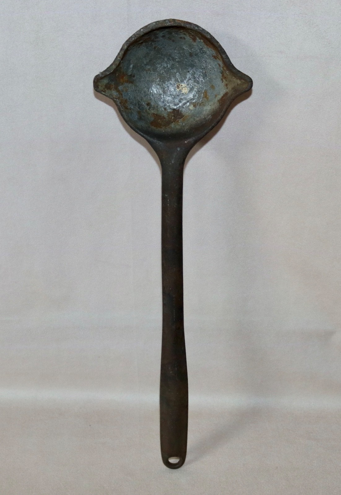 Hollands Erie PA #4 Cast Iron 17” Blacksmith Smelting Ladle ~ Circa 1887 – 1889