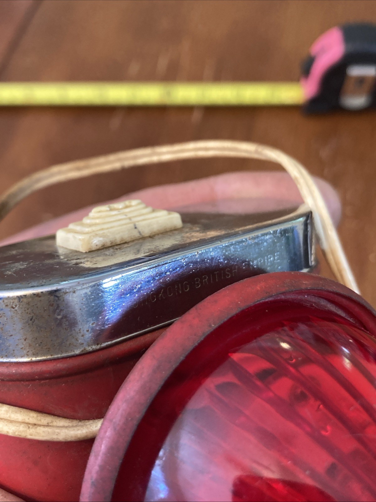 Ash Flash Vintage Explorer Flashlight 1950’s Red Signal Light Hong Kong
