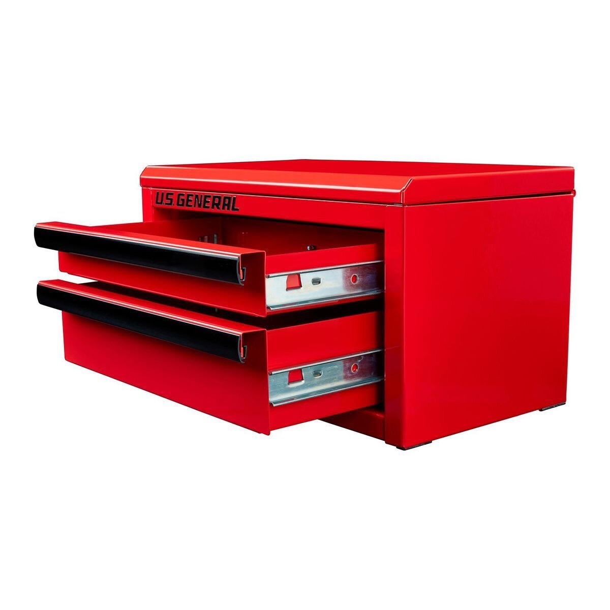 *NEW* U.S. GENERAL Mini Steel Toolbox, Red,*BRAND NEW IN THE BOX*