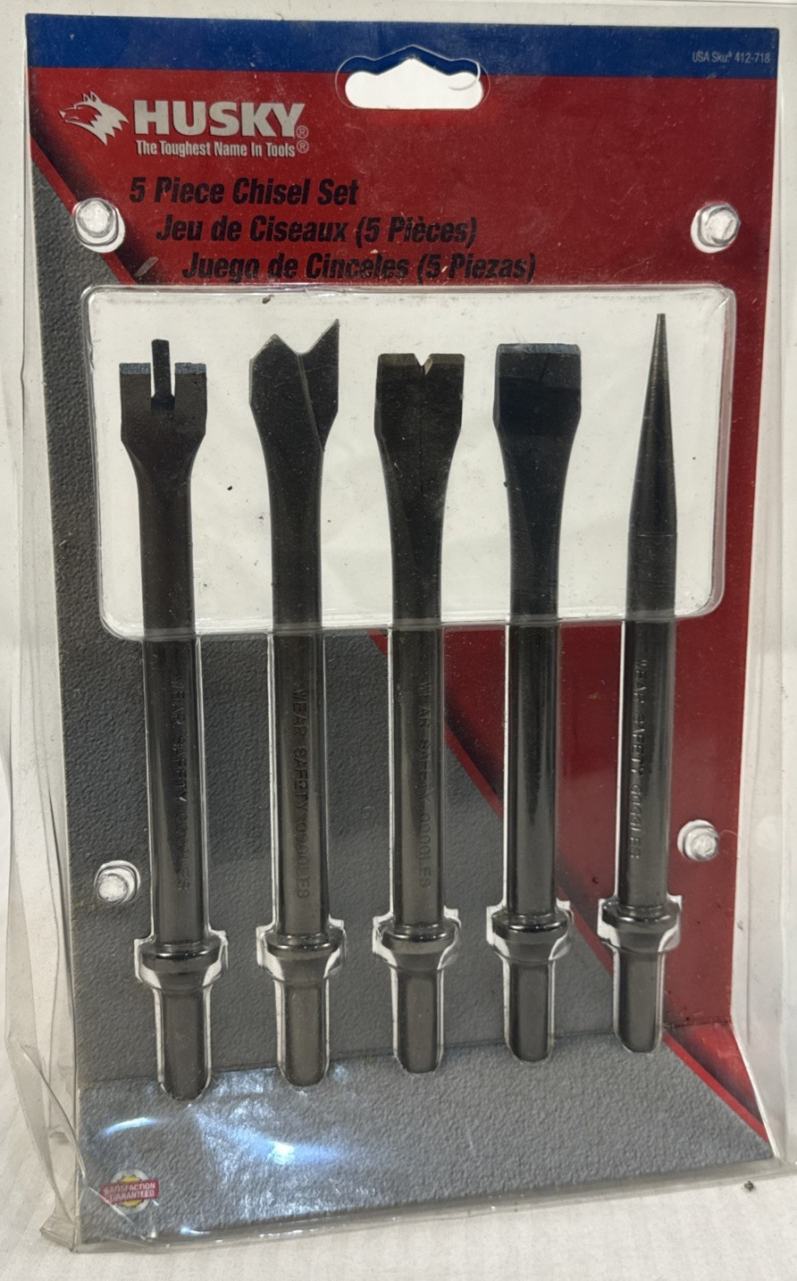 HUSKY 5 PIECE CHISEL