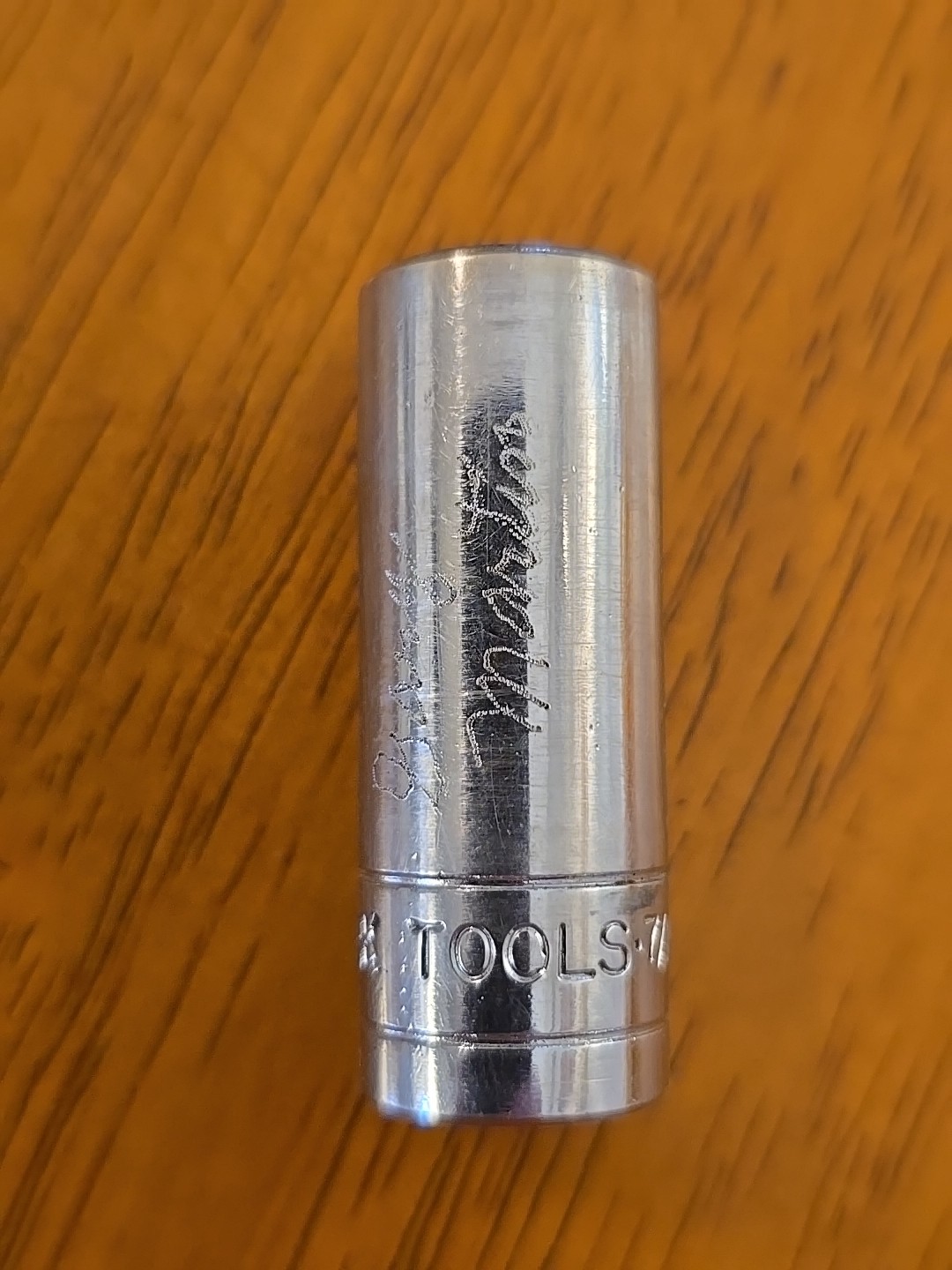 Vintage S-K Wayne 40414 7/16 Socket Made in USA. R101