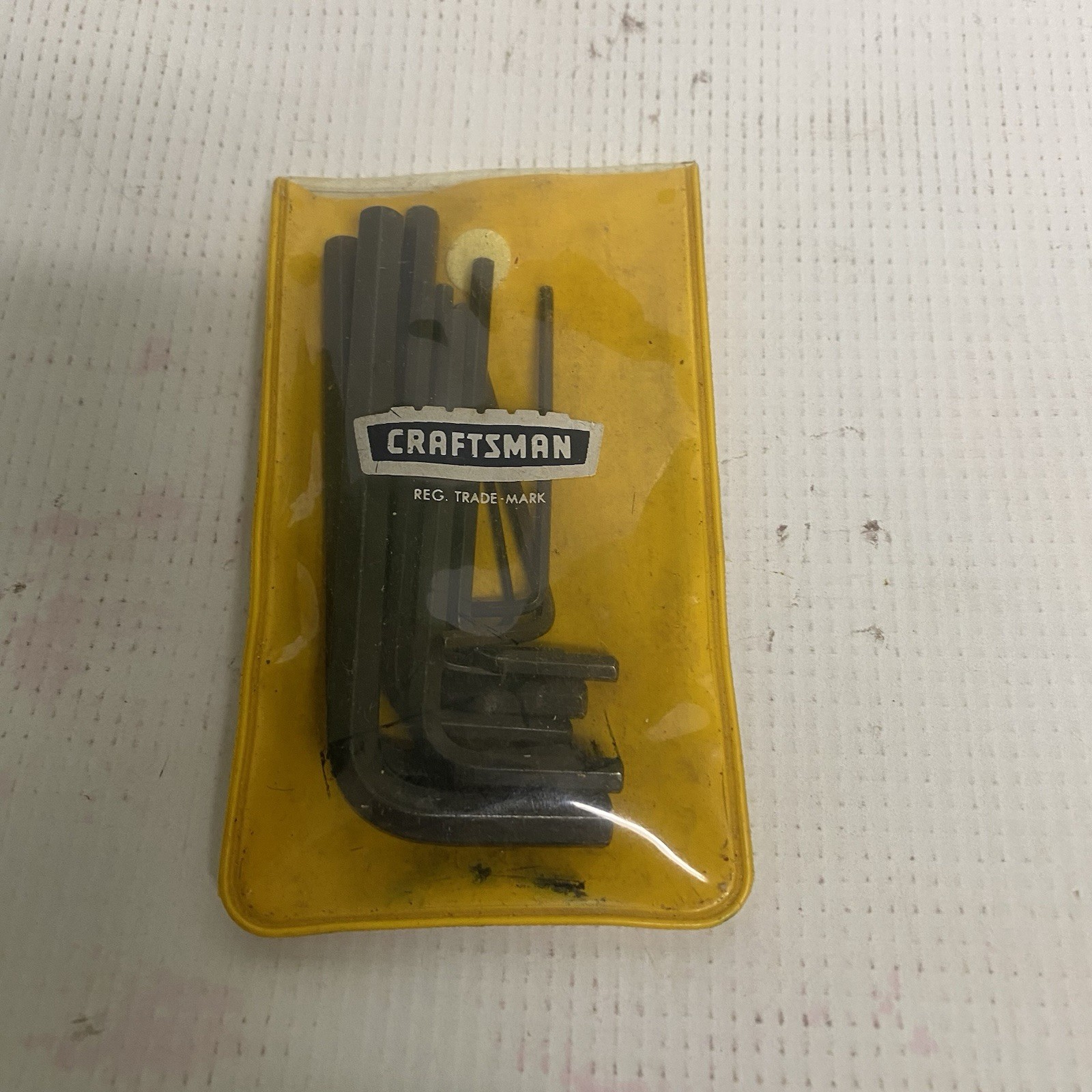 Sears Craftman 11 Piece 9-46693 SAE Hollow Set Screw Key Assortment