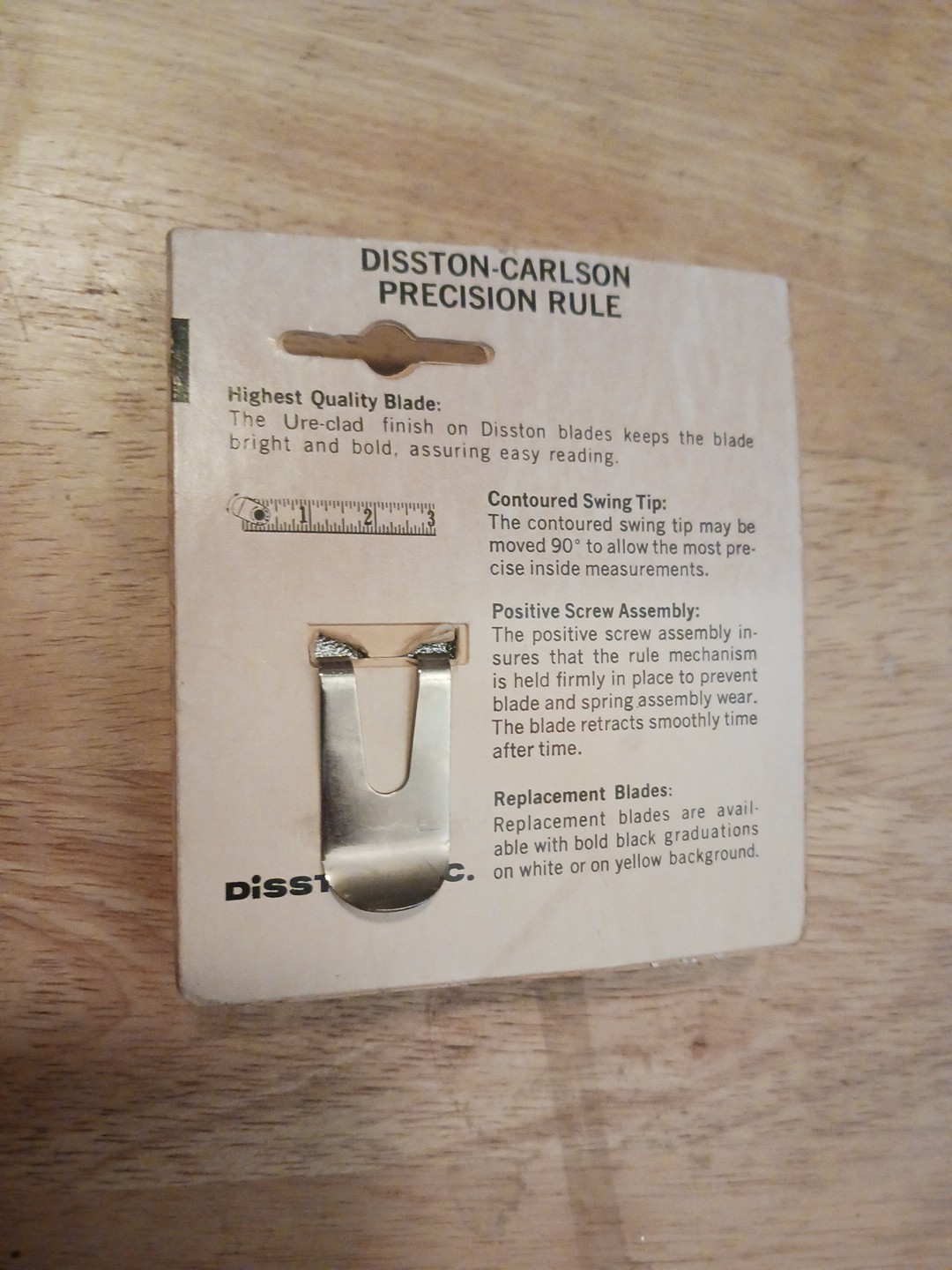 Vintage, New! Never Used Disston Carlson 416S Precision Rule Tape Measure 16Ft
