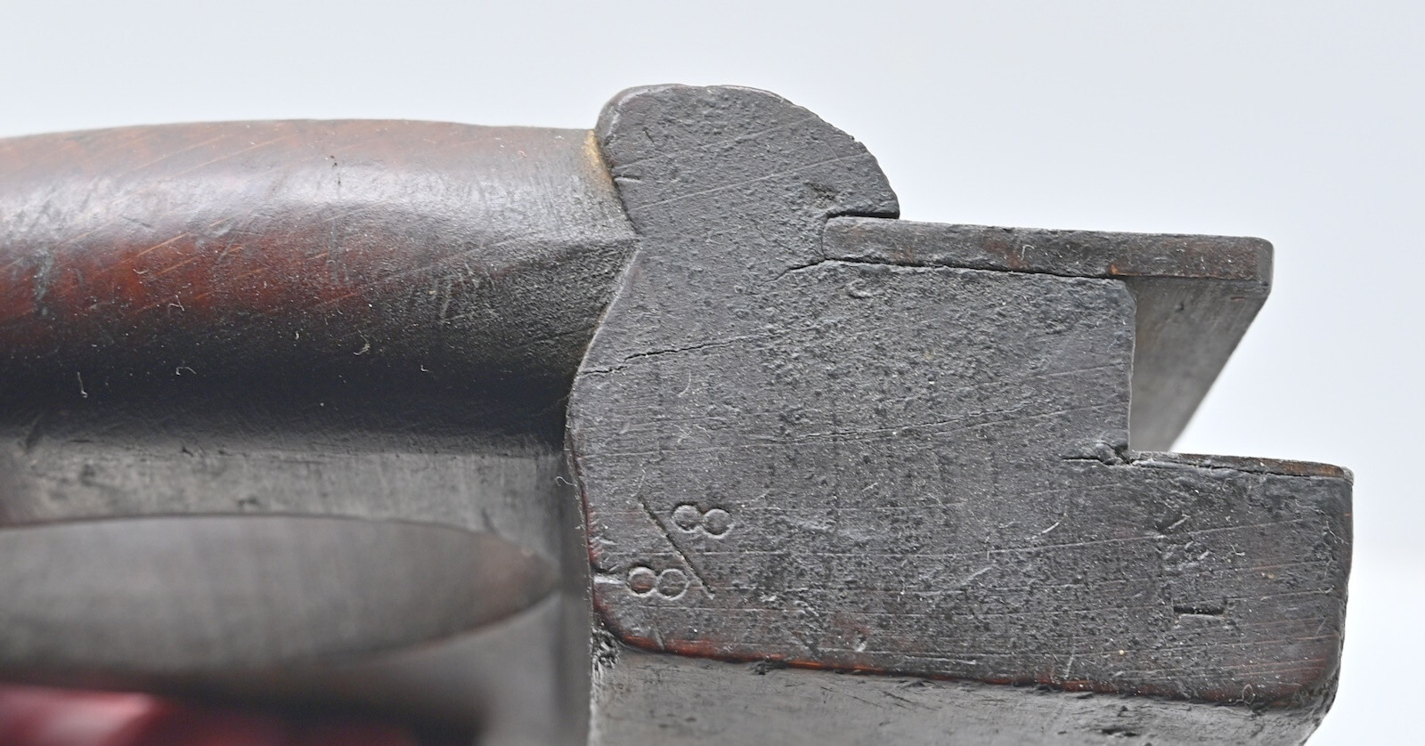 ✨Vtg 1″ N. Spaulding (McLean, NY) Handled Tongue & Groove Plow Plane (INV P435)