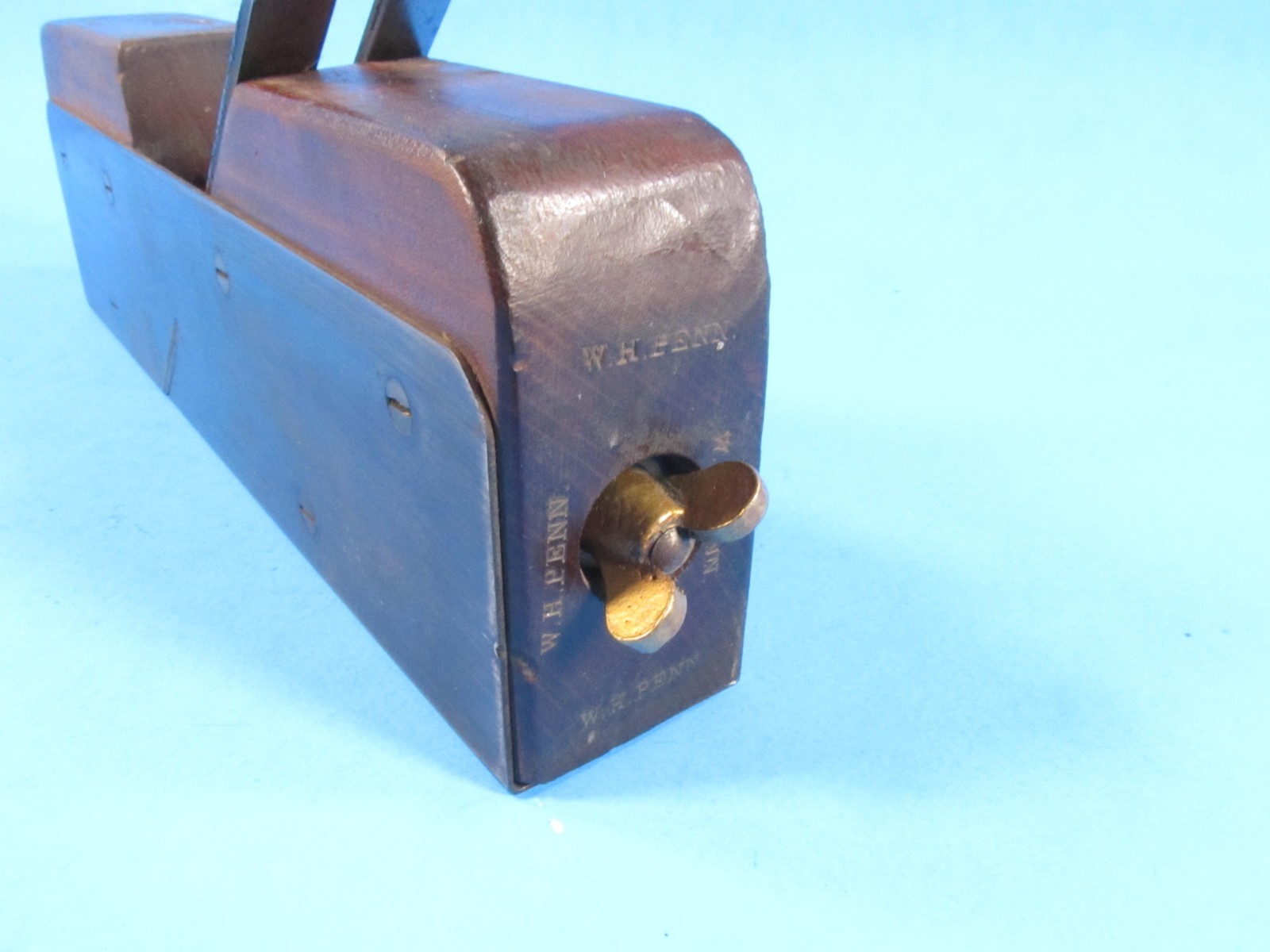 Stanley No 90 steel cased wood rabbet plane w/ spur & skewed iron