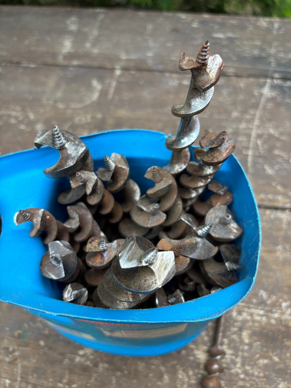 36 Vintage Hand Drill Auger Bits Lot Of 36