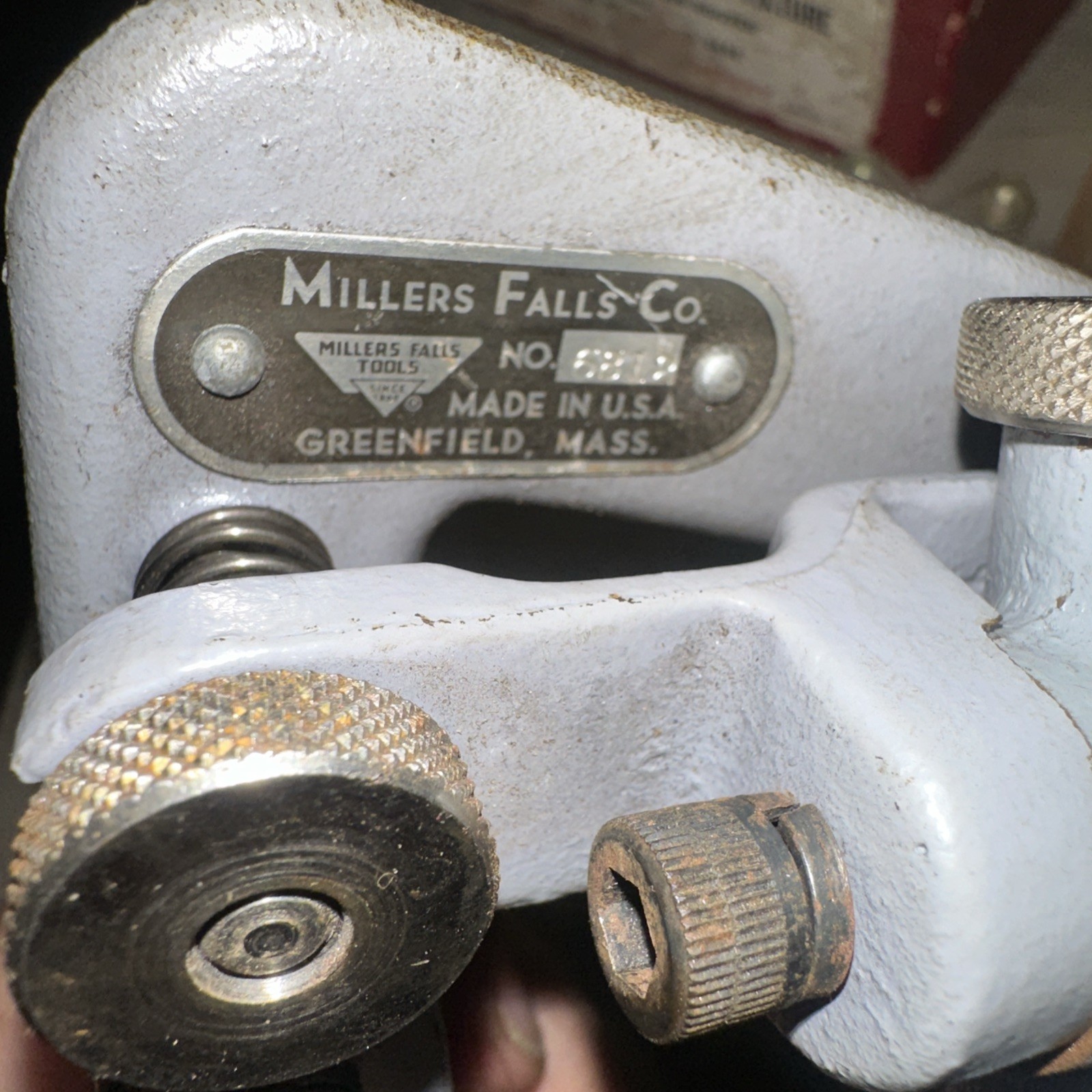 Vintage Millers Falls Router Bit Sharpening Fixture 6812 With The Original Box!￼