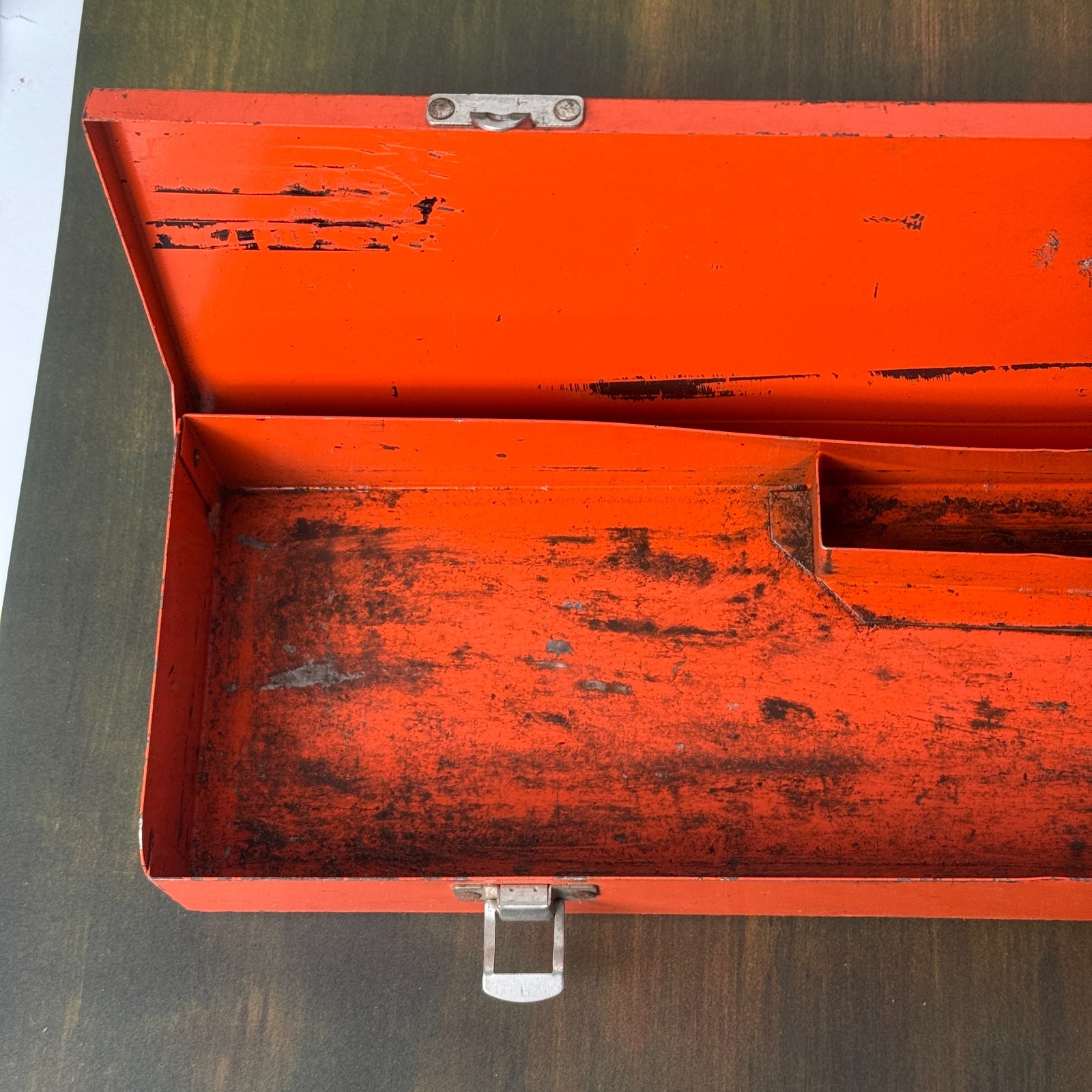 Vintage J. H. Williams Metal 1/2″ dr. Socket Set EMPTY BOX ONLY 18″x4″x2″