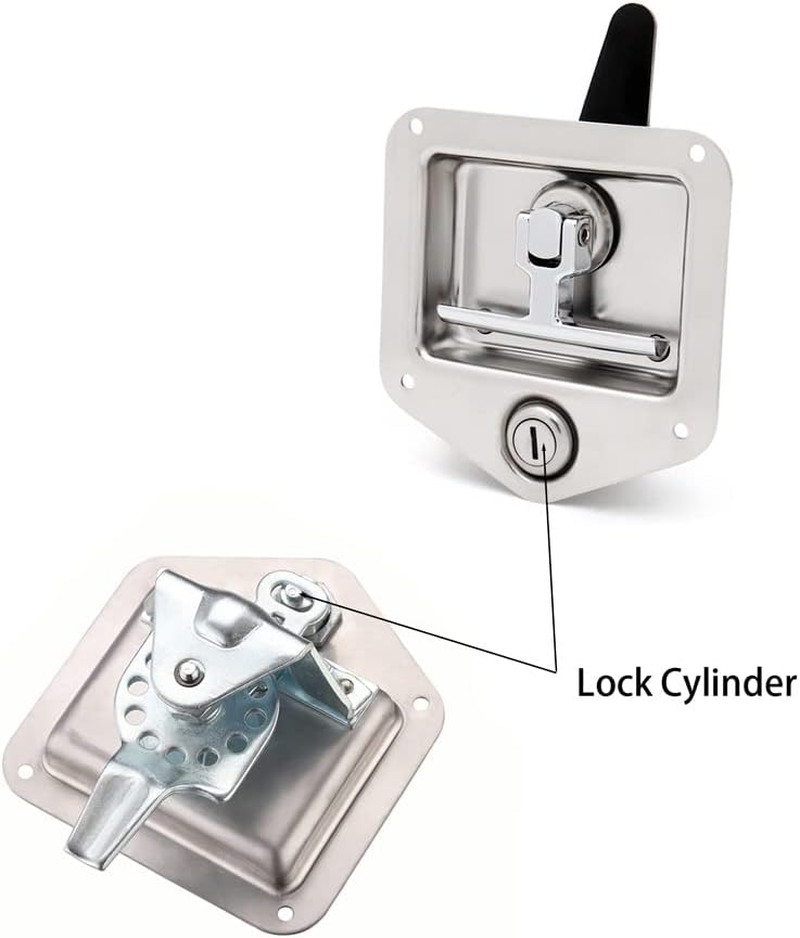 Tool Box Locks with Keys, 2 Pack Keys Alike 5/8 Inch Lock Cylinder, Tool Box Loc