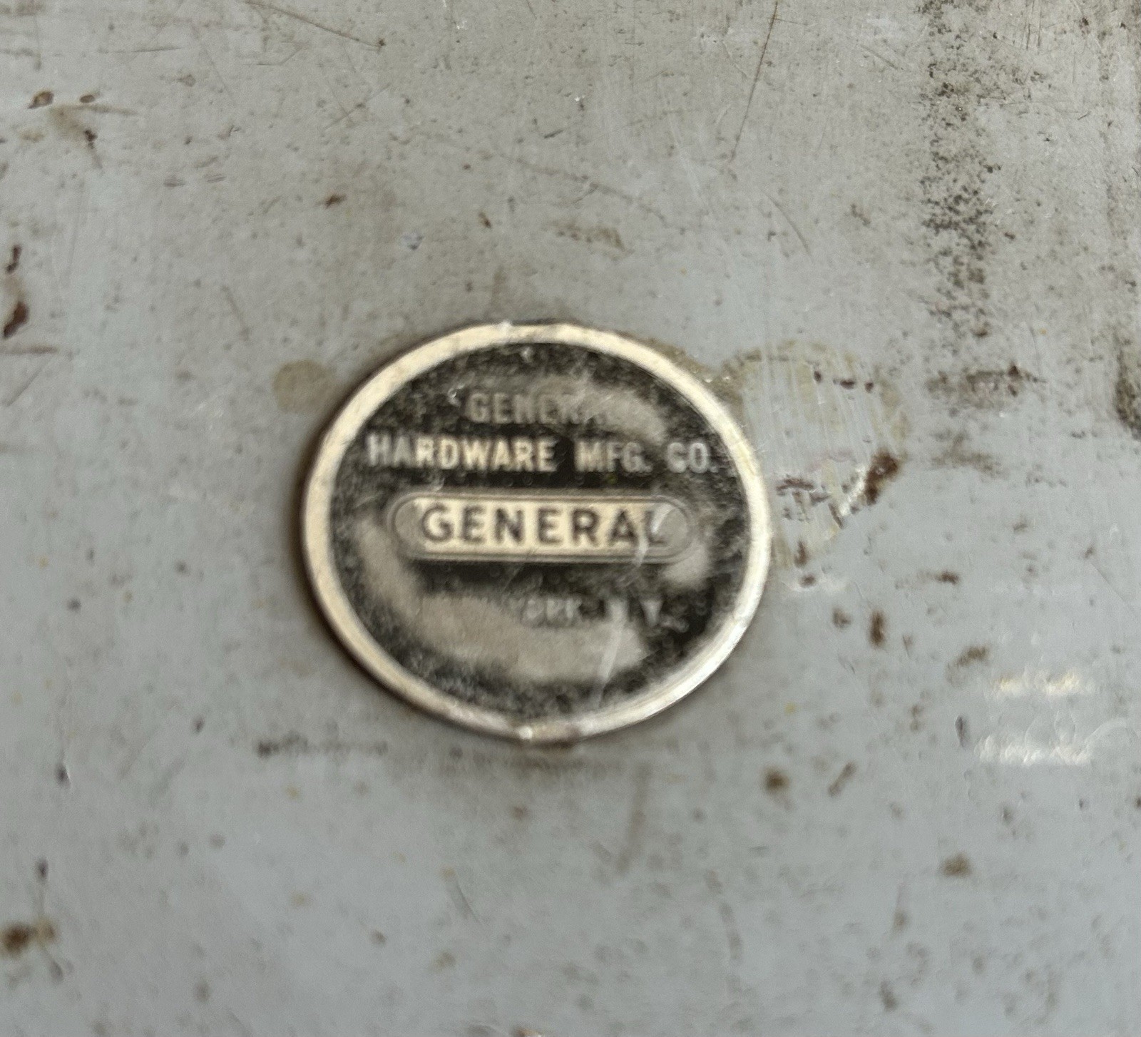 Vtg General Hardware Tapping Index Drill Steel Cast Iron Case Pat Applied For