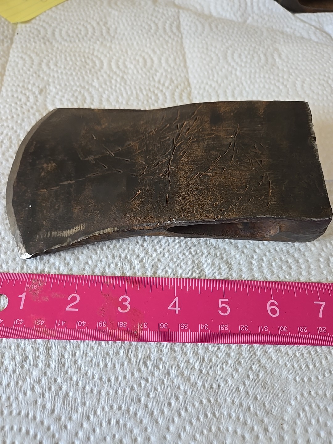 Axe Head, Unbranded No.(1) Weighs 3 lbs,5.0 ox.-4-1/4″Face-*Hefty Cool Axe Head*