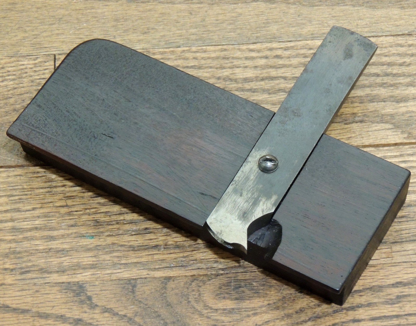 USER MADE SPECIAL PURPOSE PLANE w/UNUSUAL CUTTER-ANTIQUE HAND TOOL