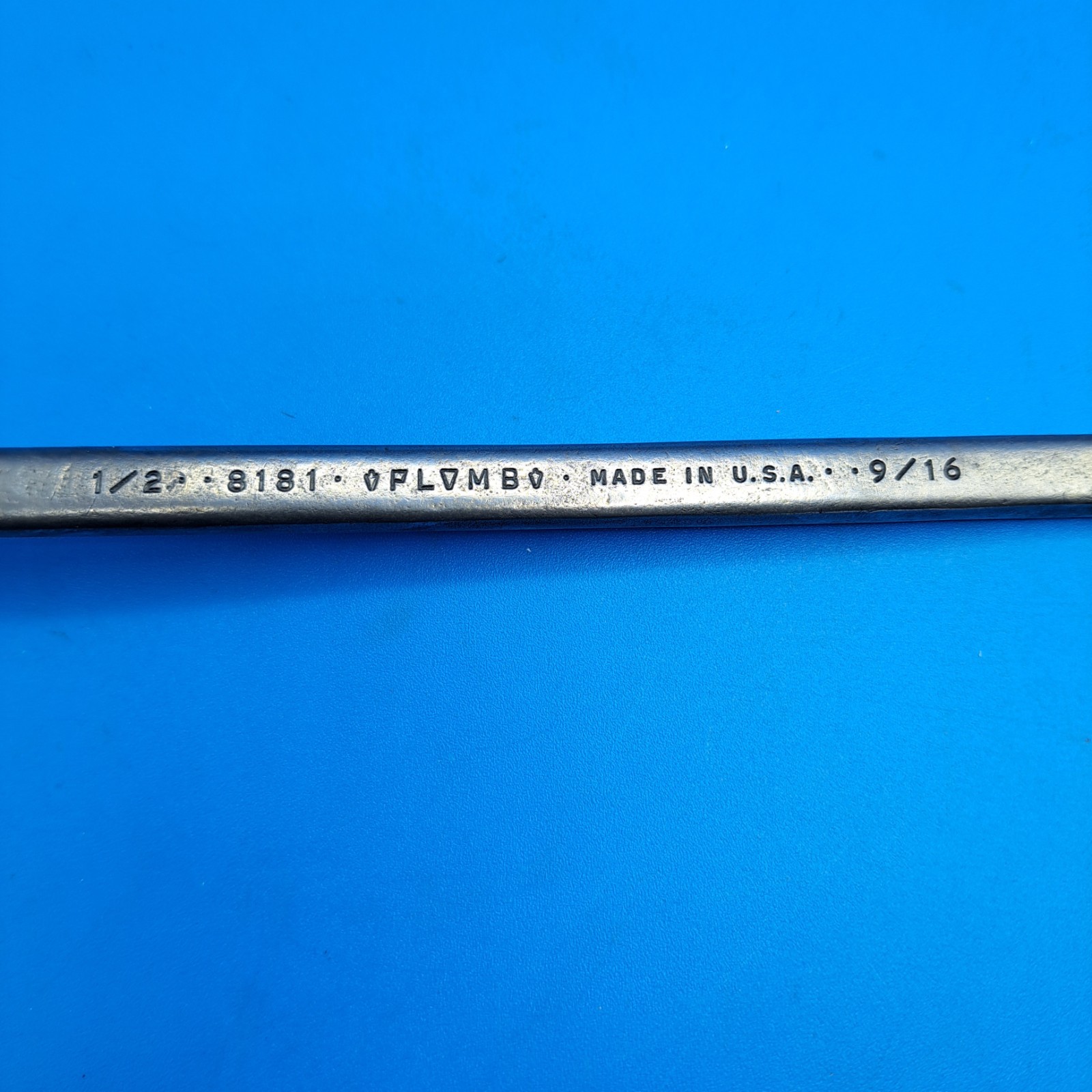 Vintage Plomb Tools 1/2 X 9/16″ Offset Box End Wrench, No 8181, Made in USA