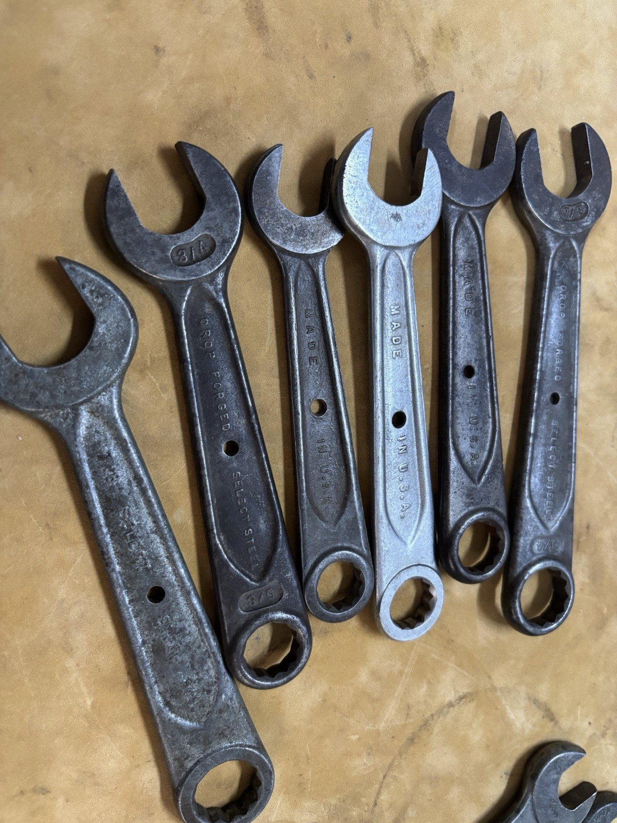 Vintage Wards, Barcalo Buffalo auto kit Wrenches USA Drop Forged Alloy Steel