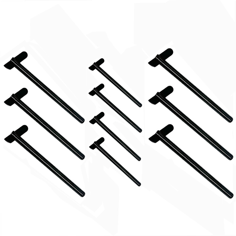 SS Black Oxide 3/16″ Short Length Hand Swage Drop Spin Stud for 3/16″ Cable,10Pc