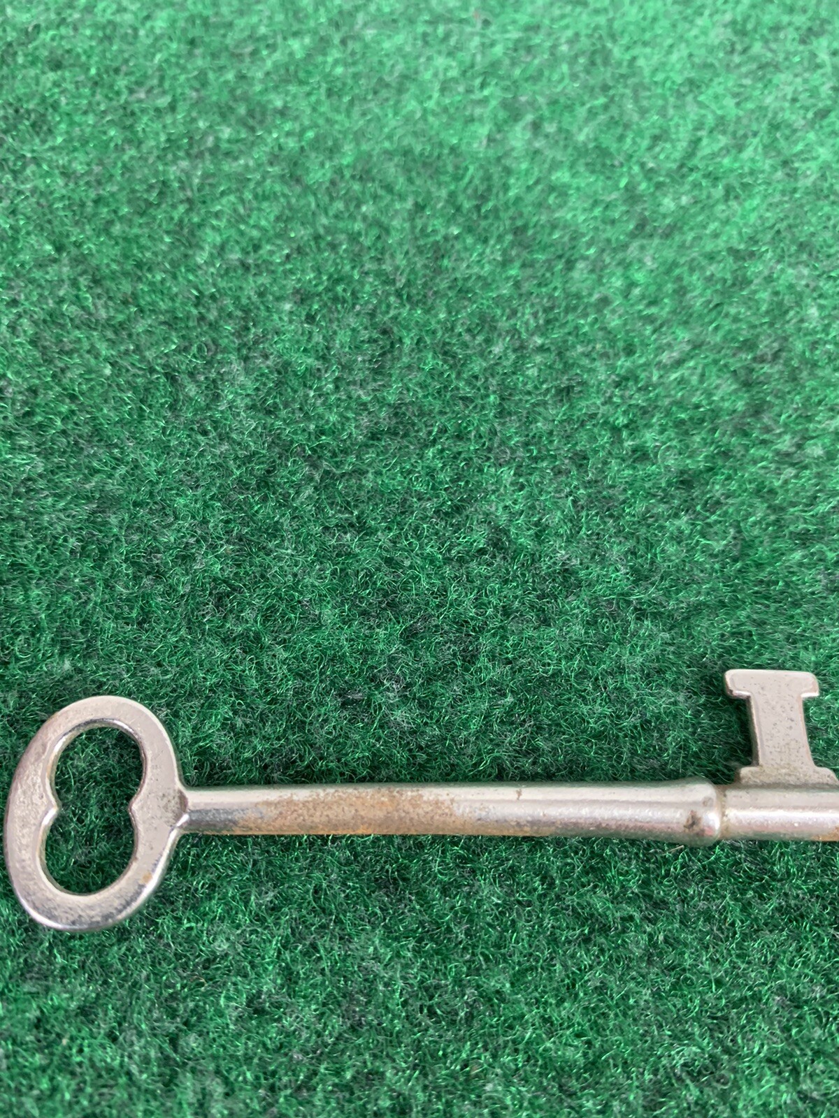 Vintage Silver-Tone Skeleton Key- 3 3/16” Long