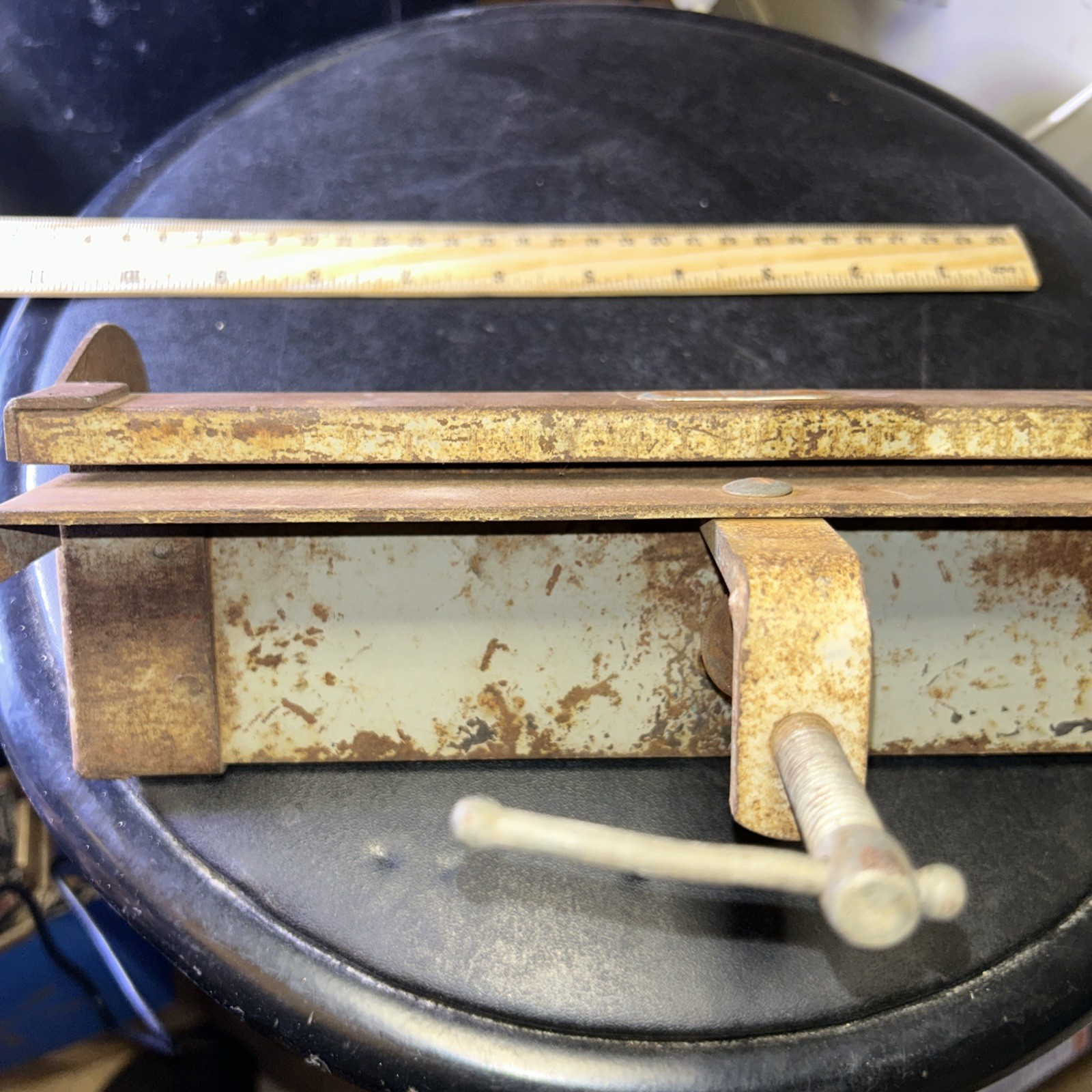 Vintage Dunlap SAW SHARPENING VISE CLAMP PORTABLE Woodworking Tool