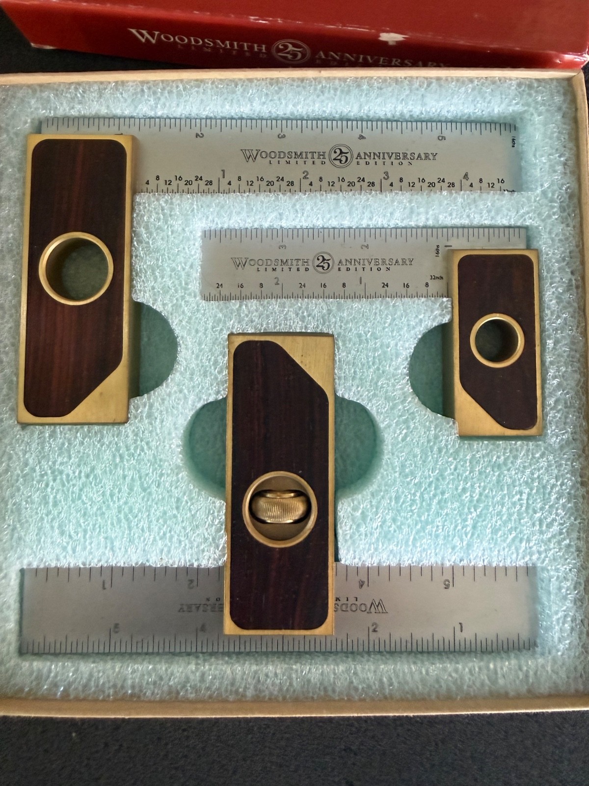 Woodsmith 25th Anniversary Limited Edition Bridge City Tool 3 Piece Set