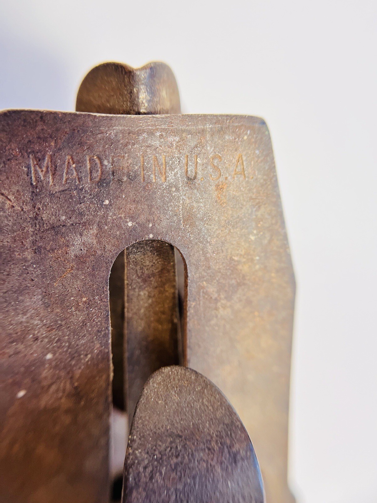 Antique Vintage Wood and Metal Hand Plane Carpenter Tool