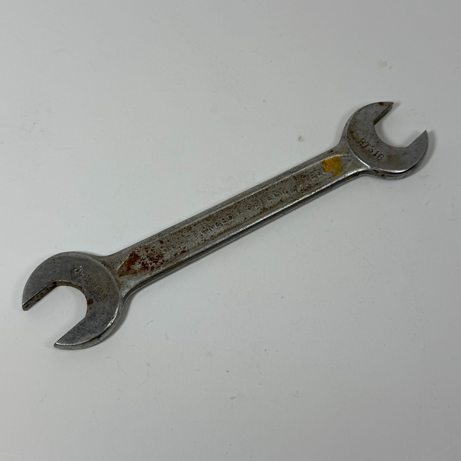 Indestro 7/8″ x 13/16″ Double Open End Wrench Model P731B USA