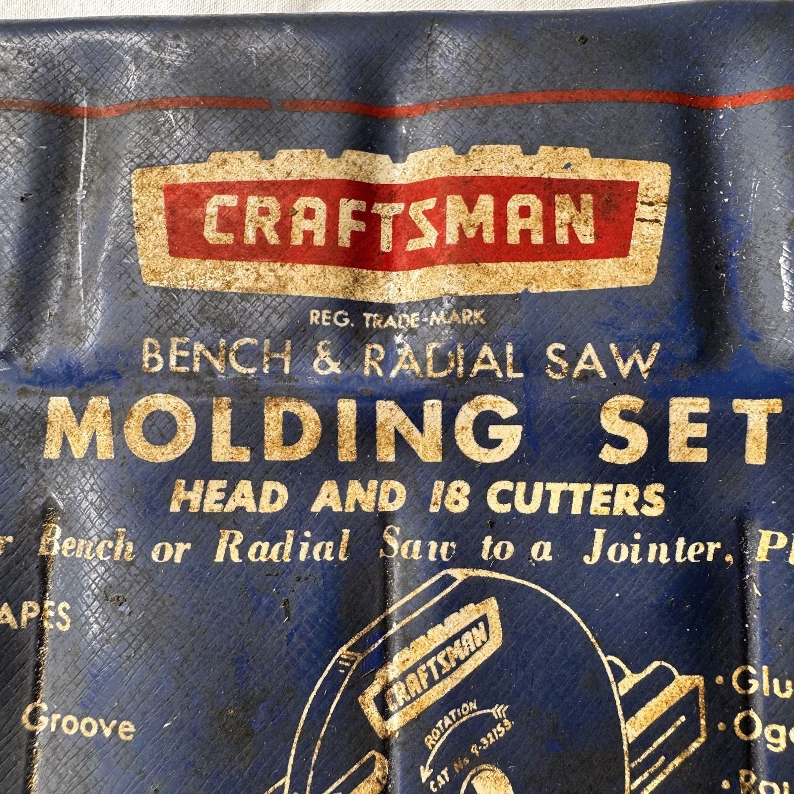 Vintage Craftsman № 9-3215 Molding Set Table and Radial Arm Saws *Not Complete*