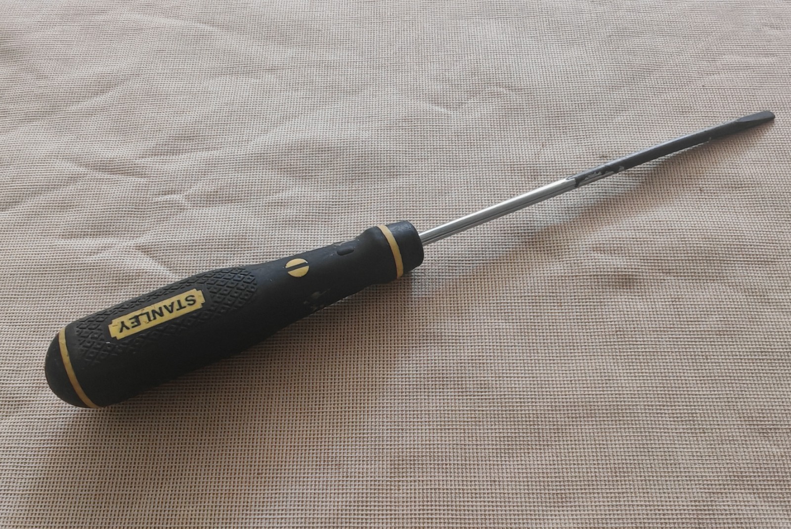 Stanley Flat Head Screwdriver 27cm Long Reach Vintage Hand Tool Slotted Driver