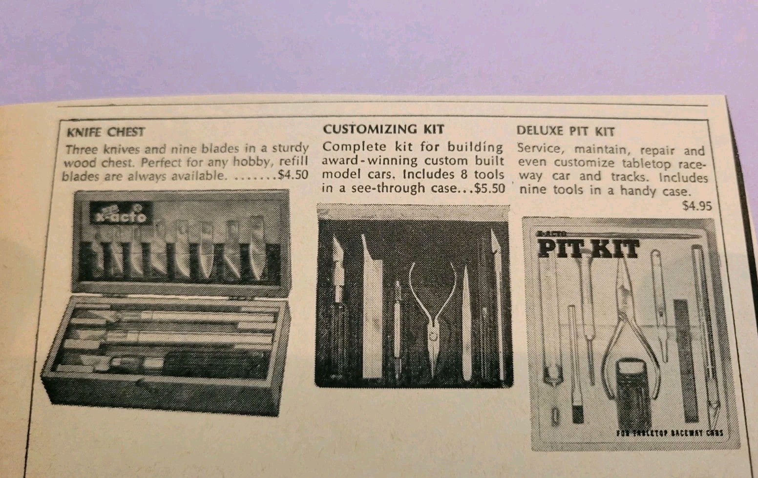 X Acto Knife Ad . Vintage