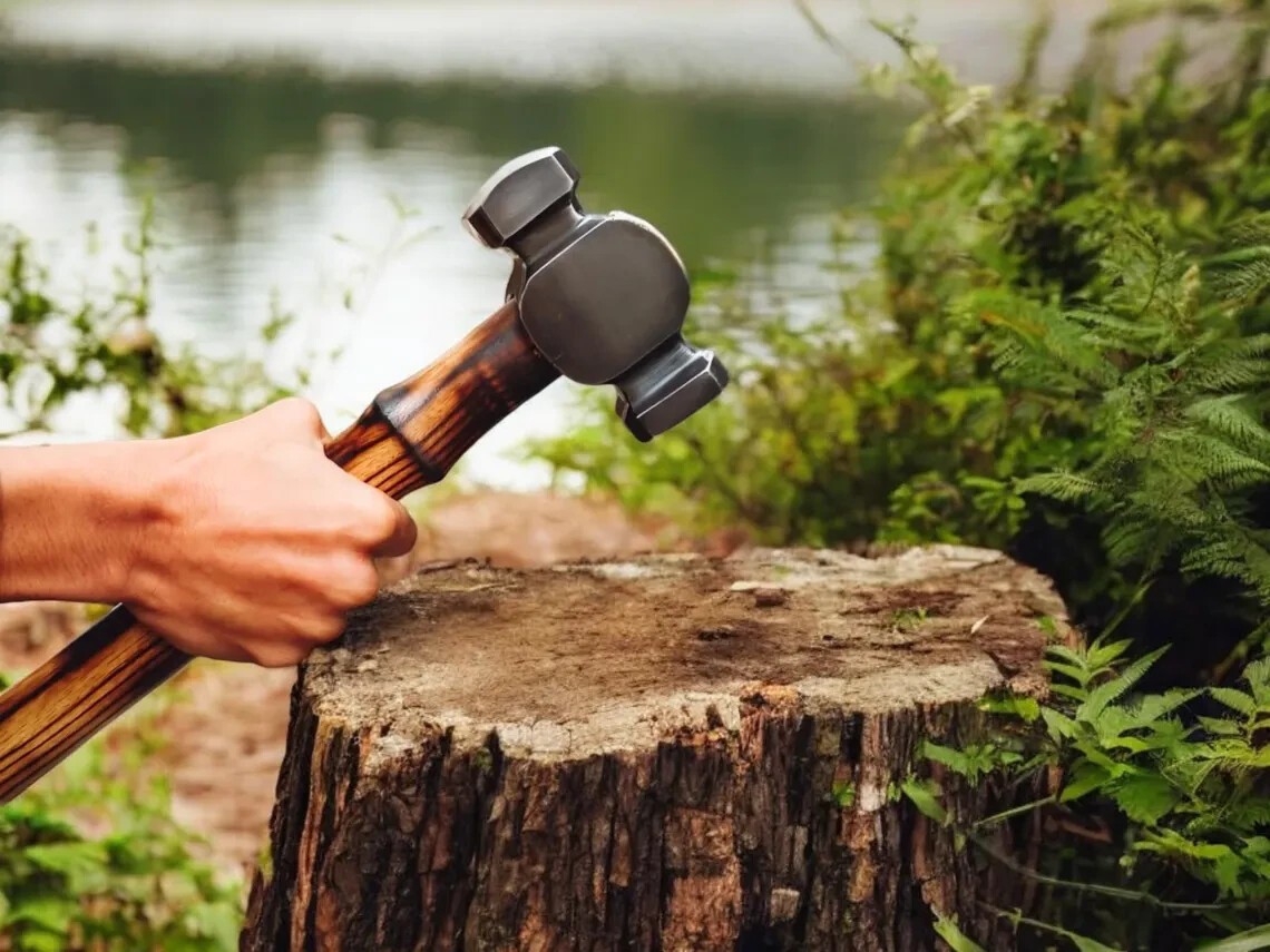 Hand Forged Rounding Hammer 3 lb hammer