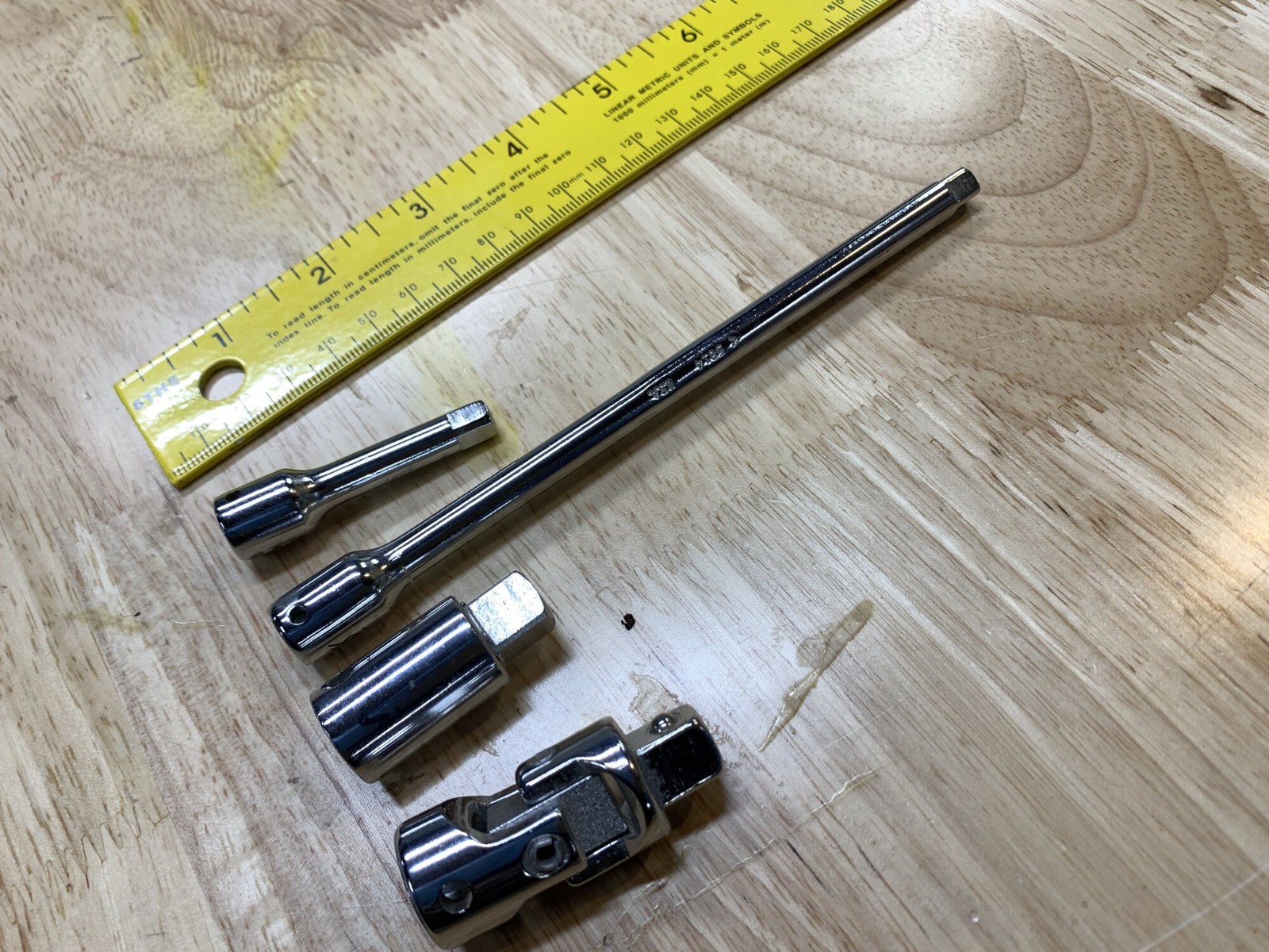 Lot of 4 Western Forge Socket Extensions Vintage USA made New Old Stock WF