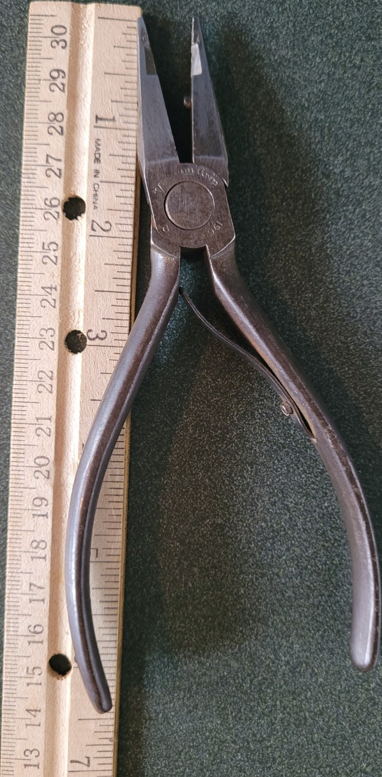 Vintage Snap-on Vacuum Grip 691 6¼” multi function needle nose pliers
