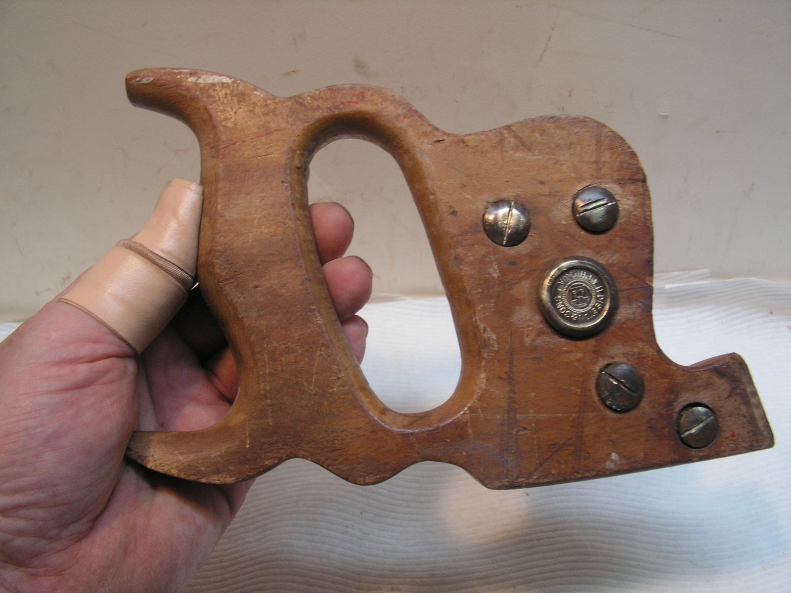 9 SLOTED NUTS VERY RARE! Saw Handle H. DISSTON & SONS PHILADA hand saw Tools