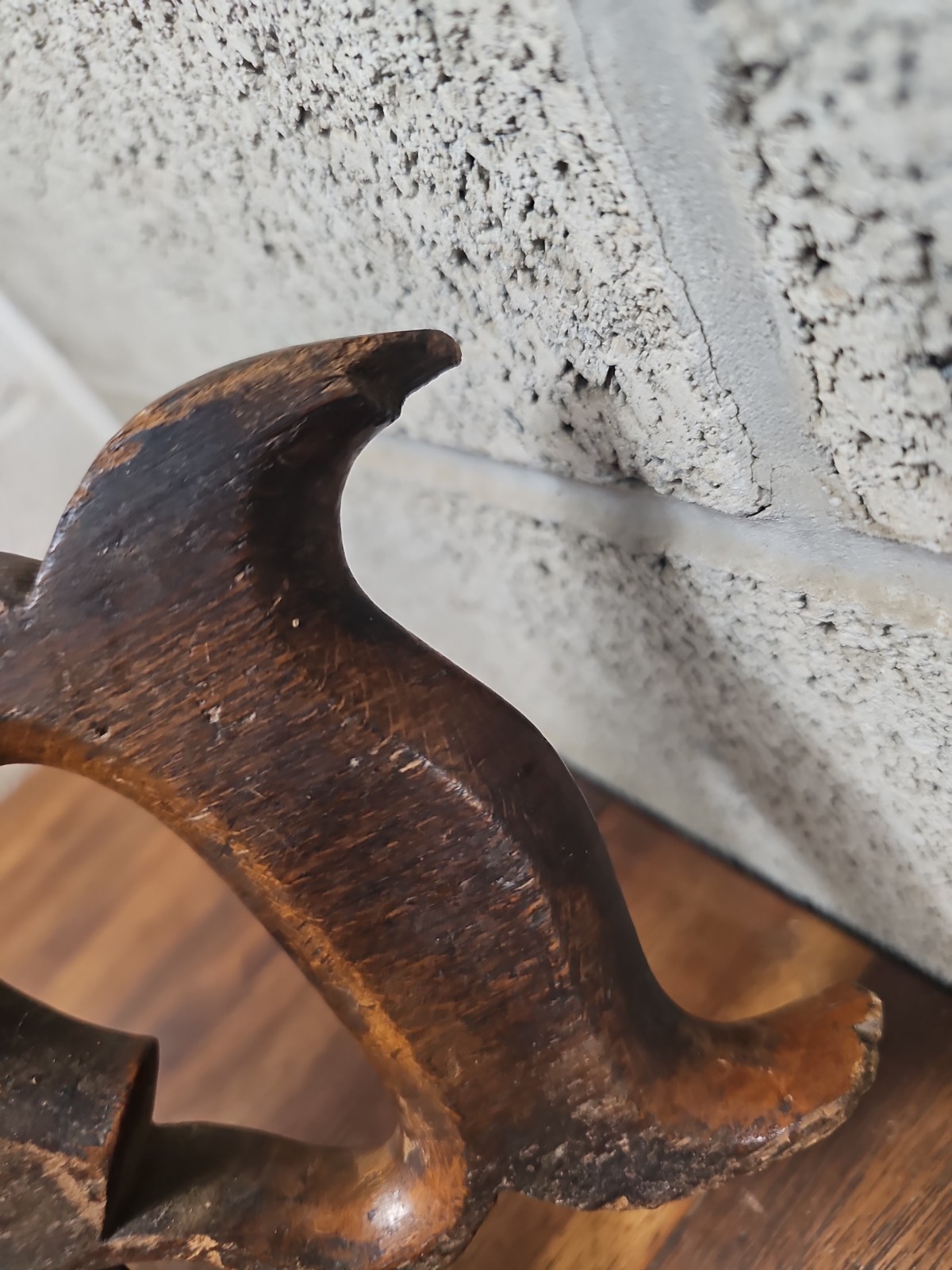 G74- 1800s antique BASSETT JARVIS & MORRIS New Haven CT 26″ split nut hand Saw
