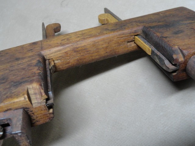 Coach Carriage Maker Double Router Wood Plane w/ Hand Cut Hardware AWESOME