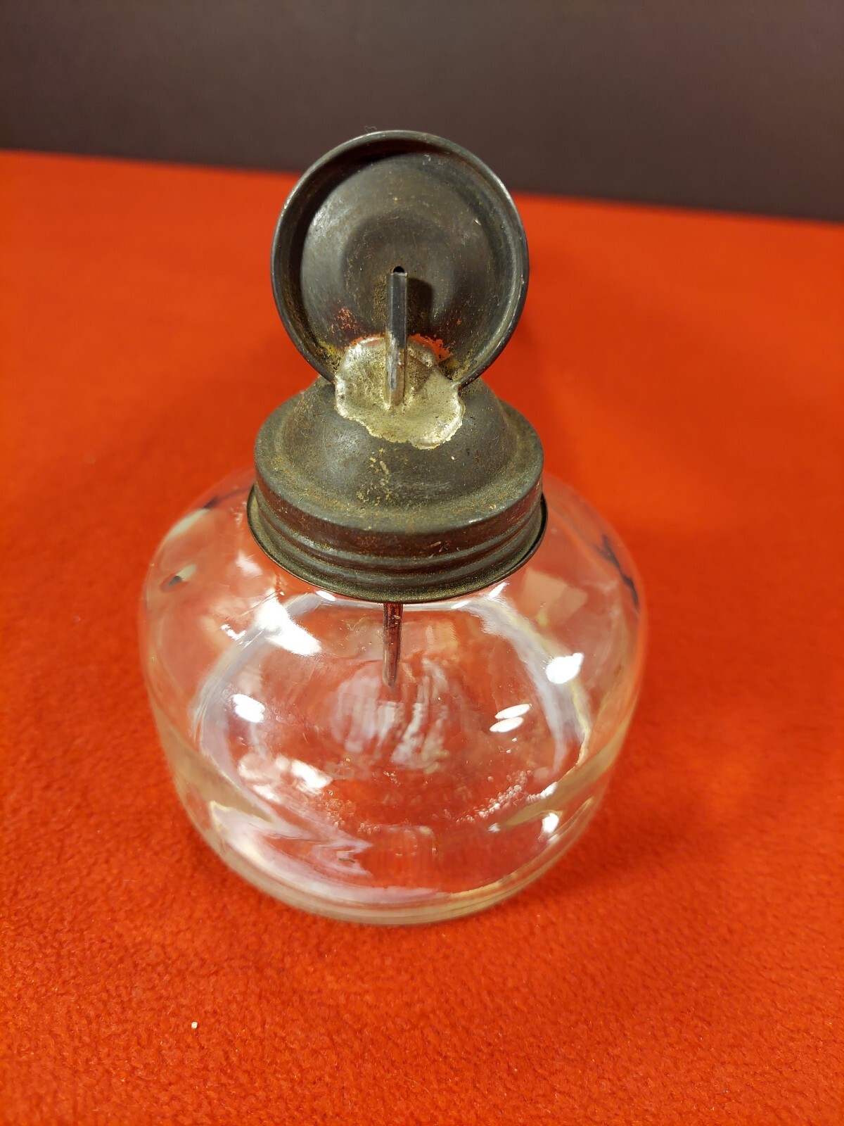 Vintage Insec-O-Cide Spray Gun Metal Glass Univ Metal Products