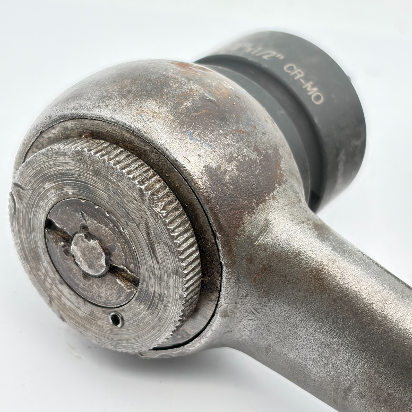 Vintage BLACKHAWK 69987 3/4″ 18″ Long Drive Ratchet w/ Adapter & 3 Sockets USA!